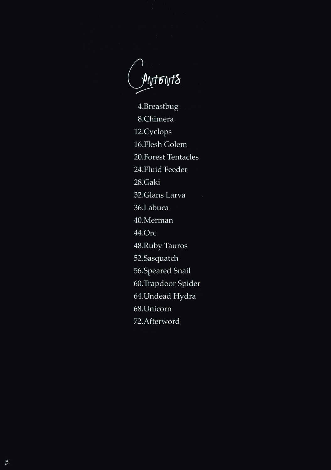 Page 5 Chapter 0 Bestiary -Monster Daihyakka-