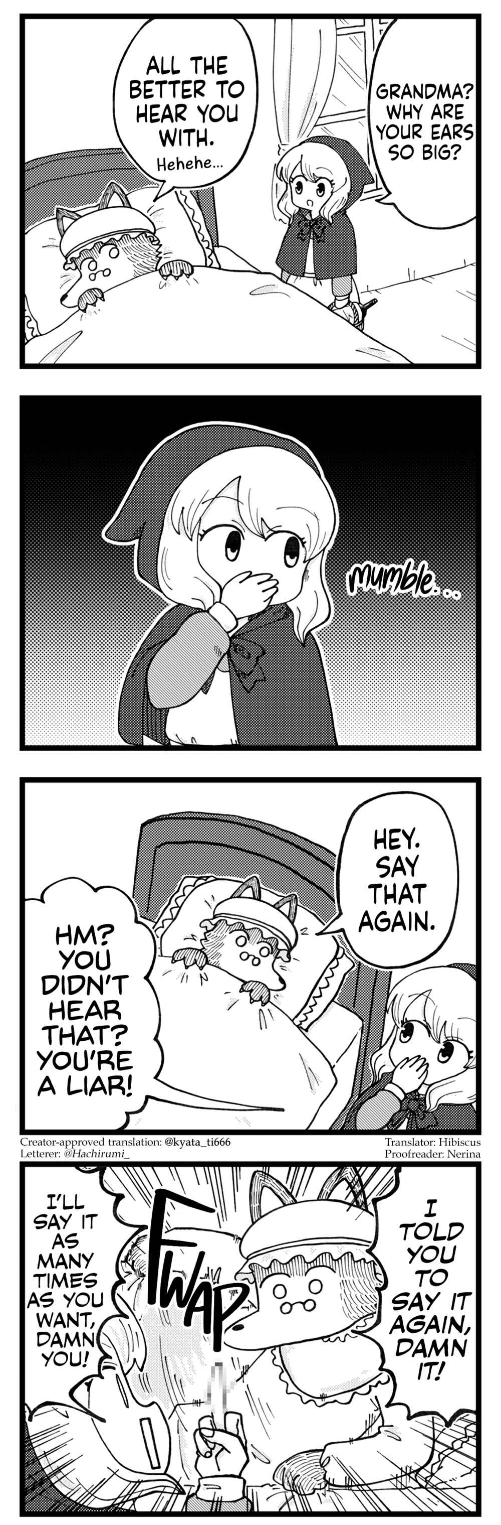 Page 1 Chapter Unknown_53dd Cheeky Red Riding Hood