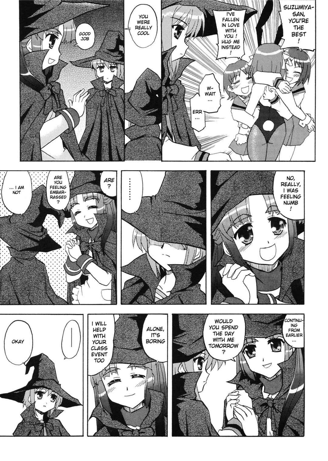 Page 14 Chapter Unknown_445c Suzumiya Haruhi no Yuutsu - Bannou Bunka Asakura Ryoko (Doujinshi)
