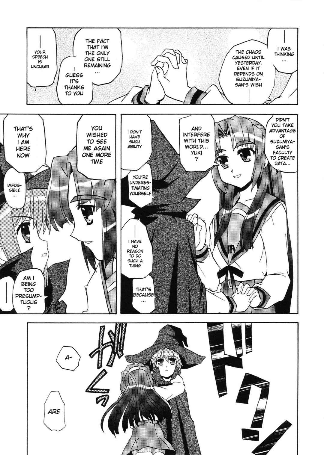 Page 18 Chapter Unknown_445c Suzumiya Haruhi no Yuutsu - Bannou Bunka Asakura Ryoko (Doujinshi)