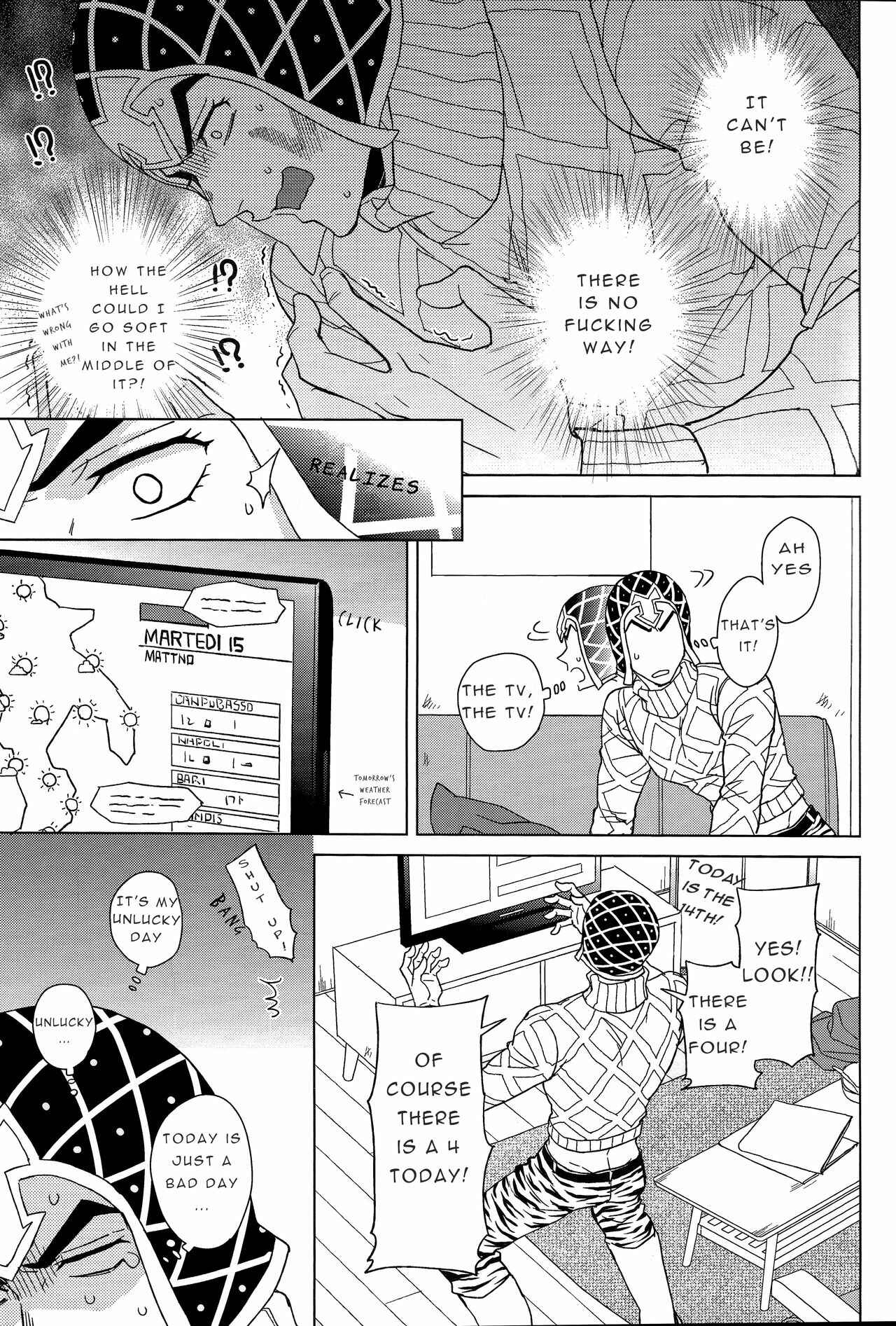 Page 13 Chapter Unknown_87d6 JoJos Bizarre Adventure - Guido Mista is a Man! (Doujinshi)