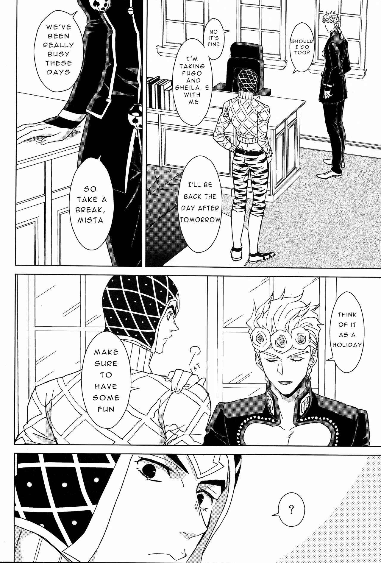Page 8 Chapter Unknown_87d6 JoJos Bizarre Adventure - Guido Mista is a Man! (Doujinshi)