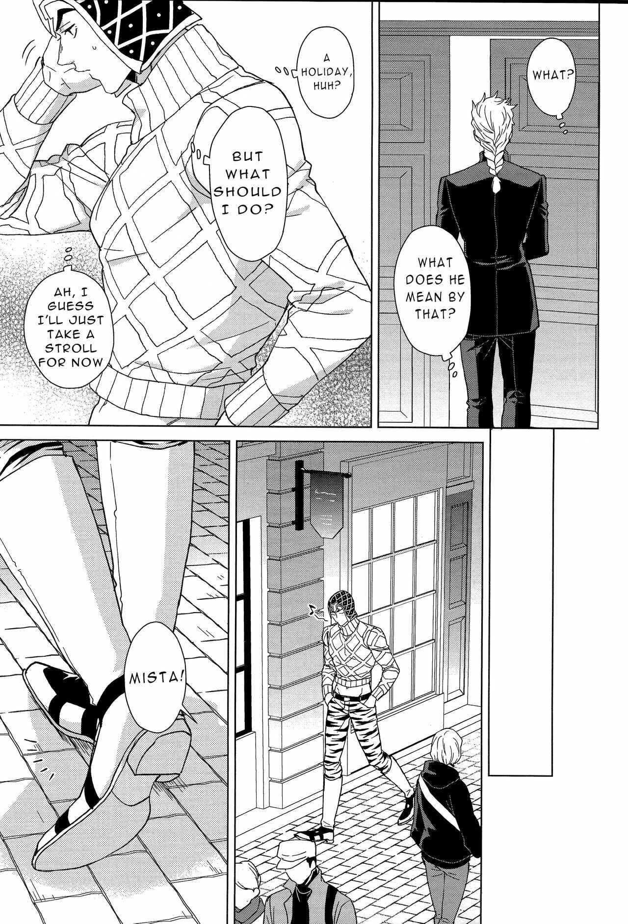 Page 9 Chapter Unknown_87d6 JoJos Bizarre Adventure - Guido Mista is a Man! (Doujinshi)