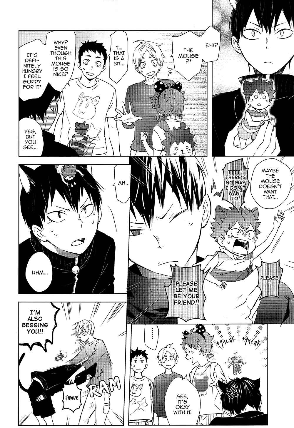 Page 16 Chapter 3 Haikyuu!! - Ueta Nezumi to Fukigen na Neko (Doujinshi)