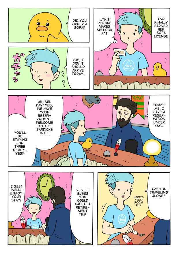 Page 9 Chapter 3 The Bardiche Hotel