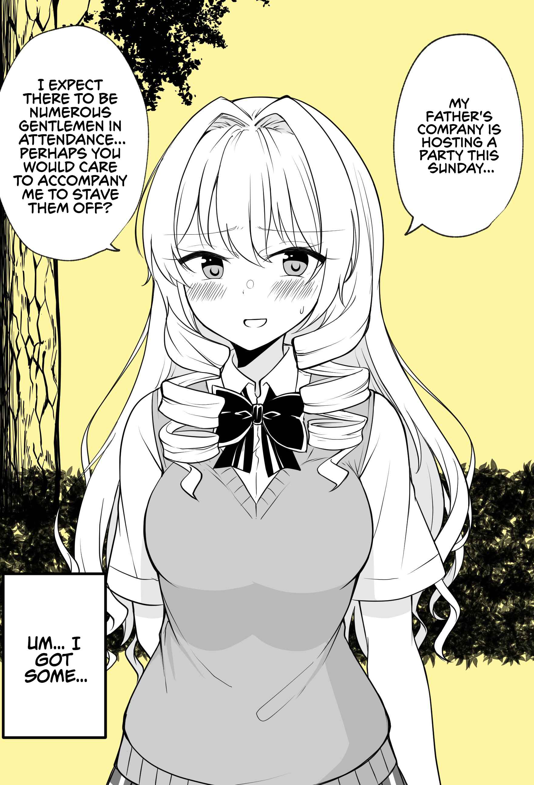 Page 1 Chapter 2 The Young Lady Was Completely Exposed For Preparing a Bento For Her Childhood Friend