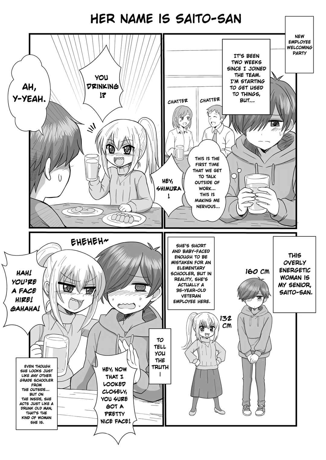 Page 1 Chapter 1 Docchi no Saito-san