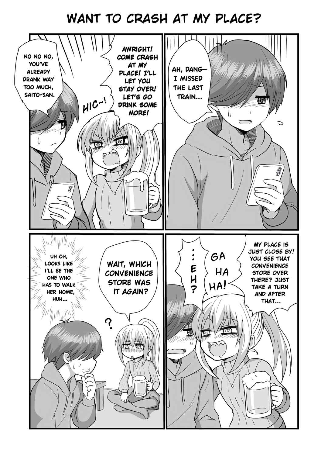Page 2 Chapter 1 Docchi no Saito-san
