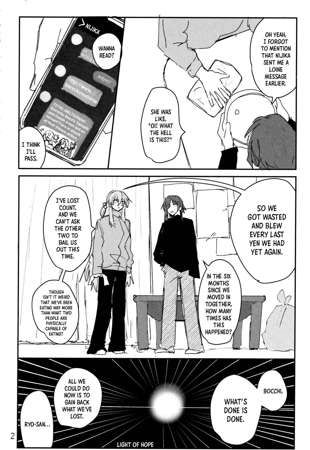 Page 3 Chapter Unknown_eed7 Bocchi the Rock! - Broke Quest (Doujinshi)