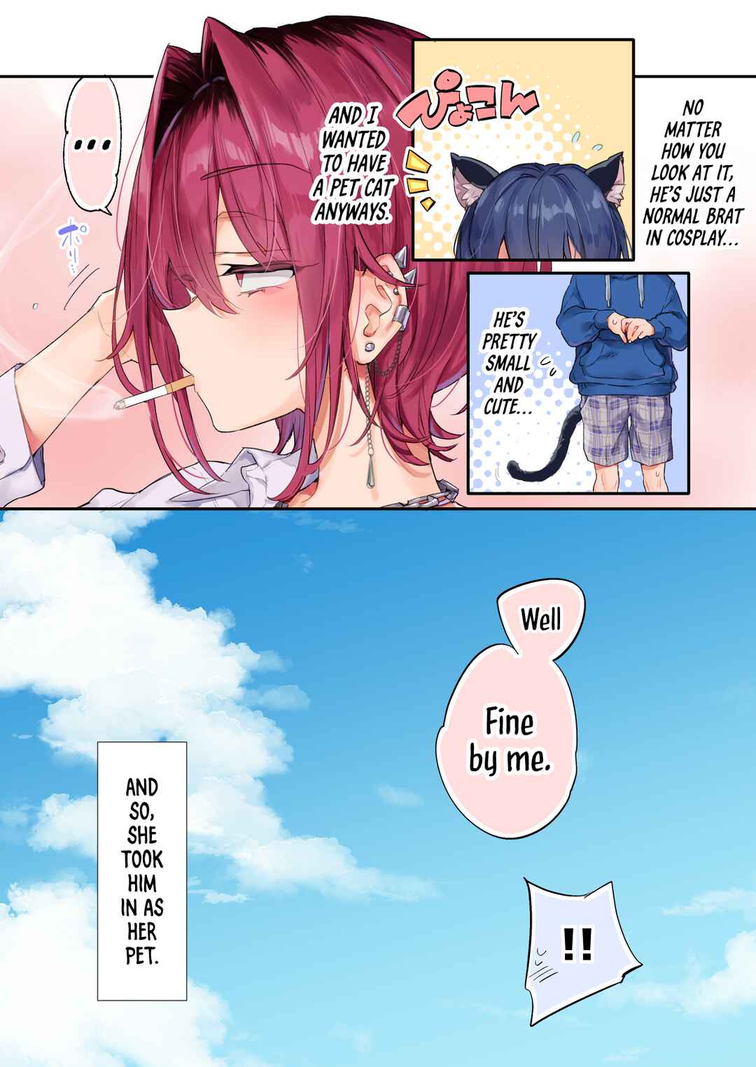 Page 3 Chapter 1.5 Chotto Kowai Onee-san ni Katte morau Koto ni Narimashita