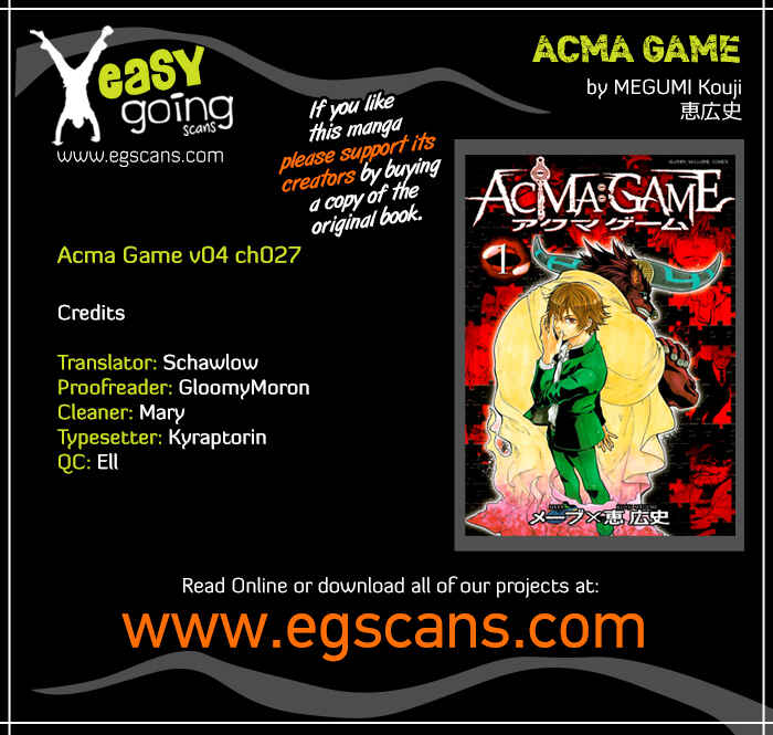 Page 1 Chapter 27 Acma:Game