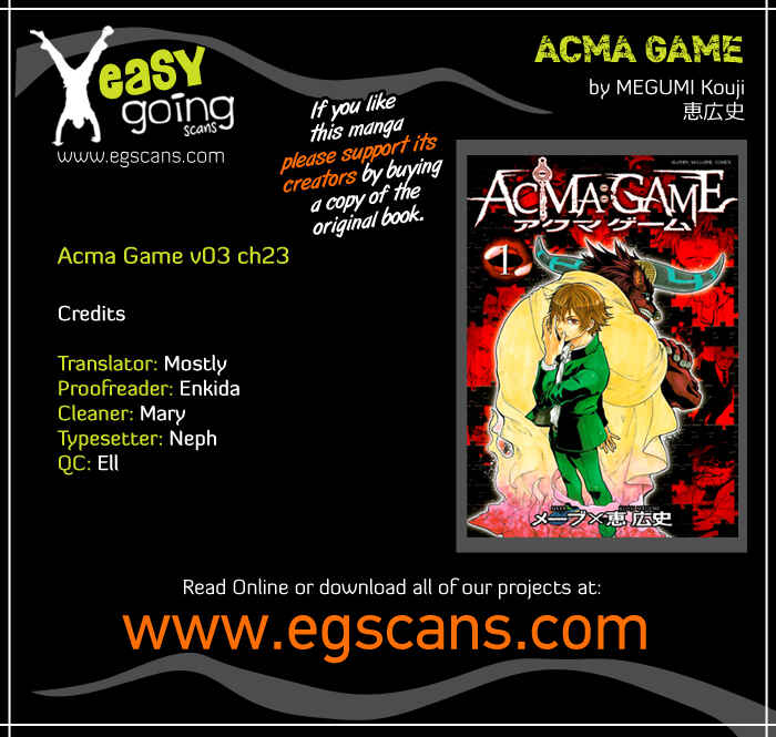 Page 1 Chapter 23 Acma:Game