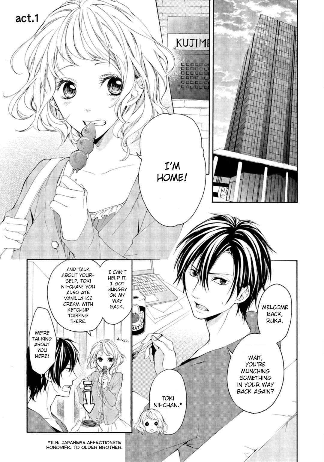 Page 7 Chapter 1 Koisuru Ketshup Oniichan Tachi ni Nerawaretemasu