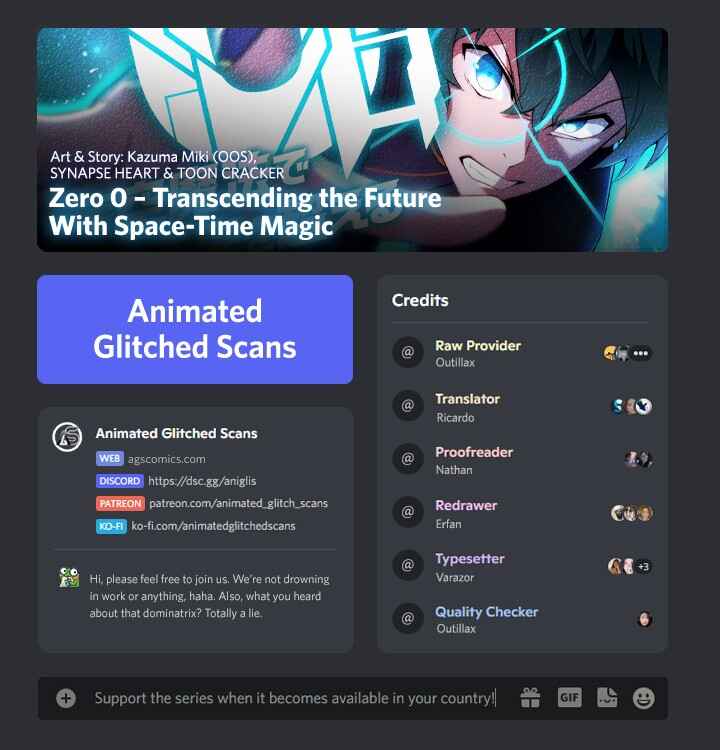 Page 1 Chapter 7 Zero0: A Space-Time Mage