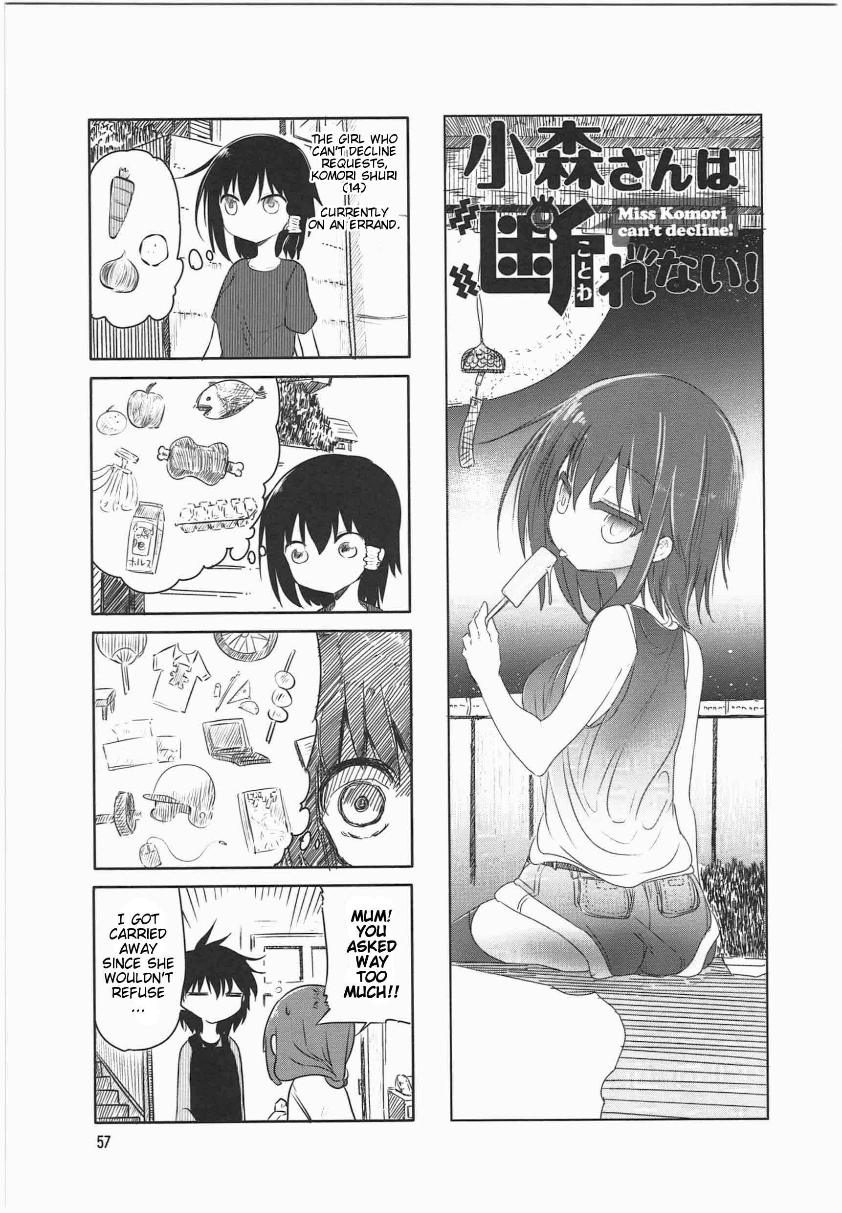 Page 1 Chapter 8 Komori-san wa Kotowarenai!