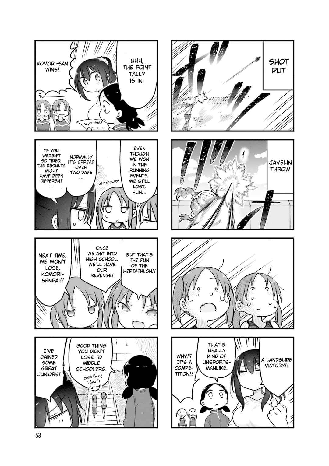 Page 8 Chapter 116 Komori-san wa Kotowarenai!