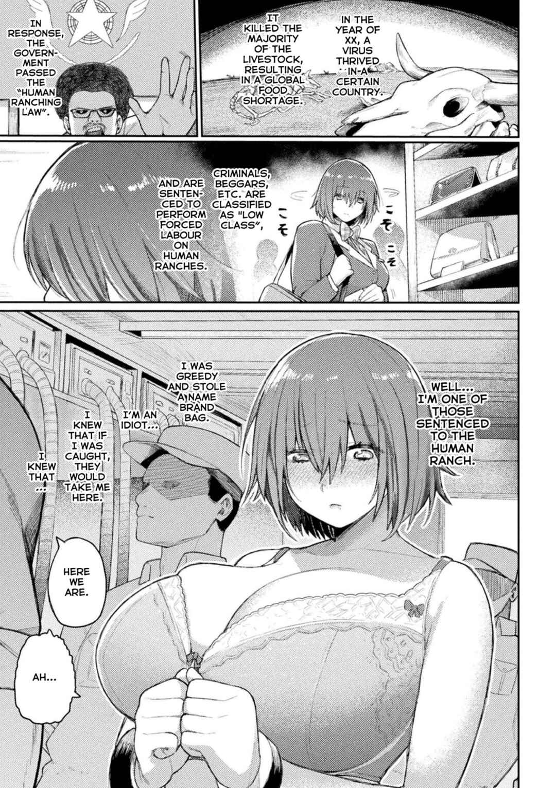 Page 1 Chapter 1 Special Comic Unreal Human Ranch Edition