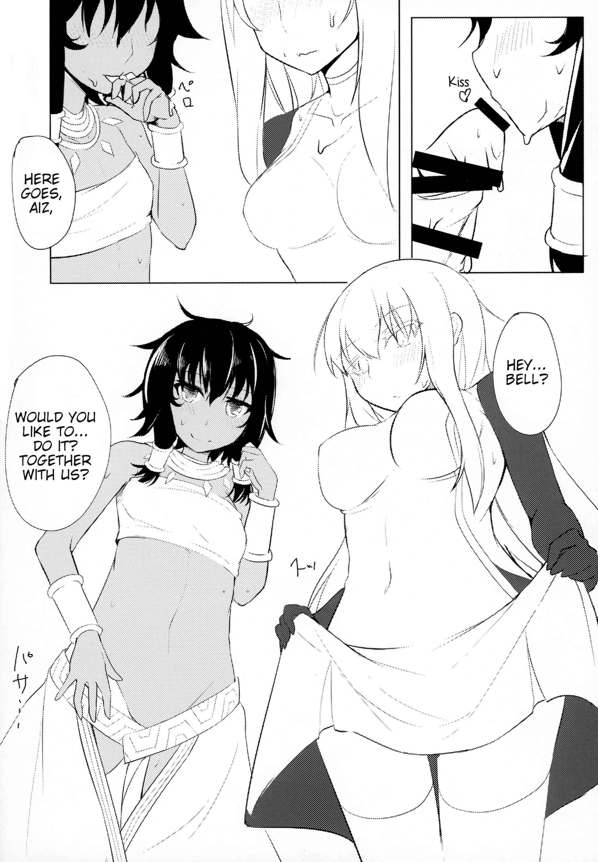 Page 10 Chapter Unknown_6989 Dungeon ni Deai o Motomeru no wa Machigatteiru Darou ka - Doukeshi-tachi no Seitankyoku (Doujinshi)