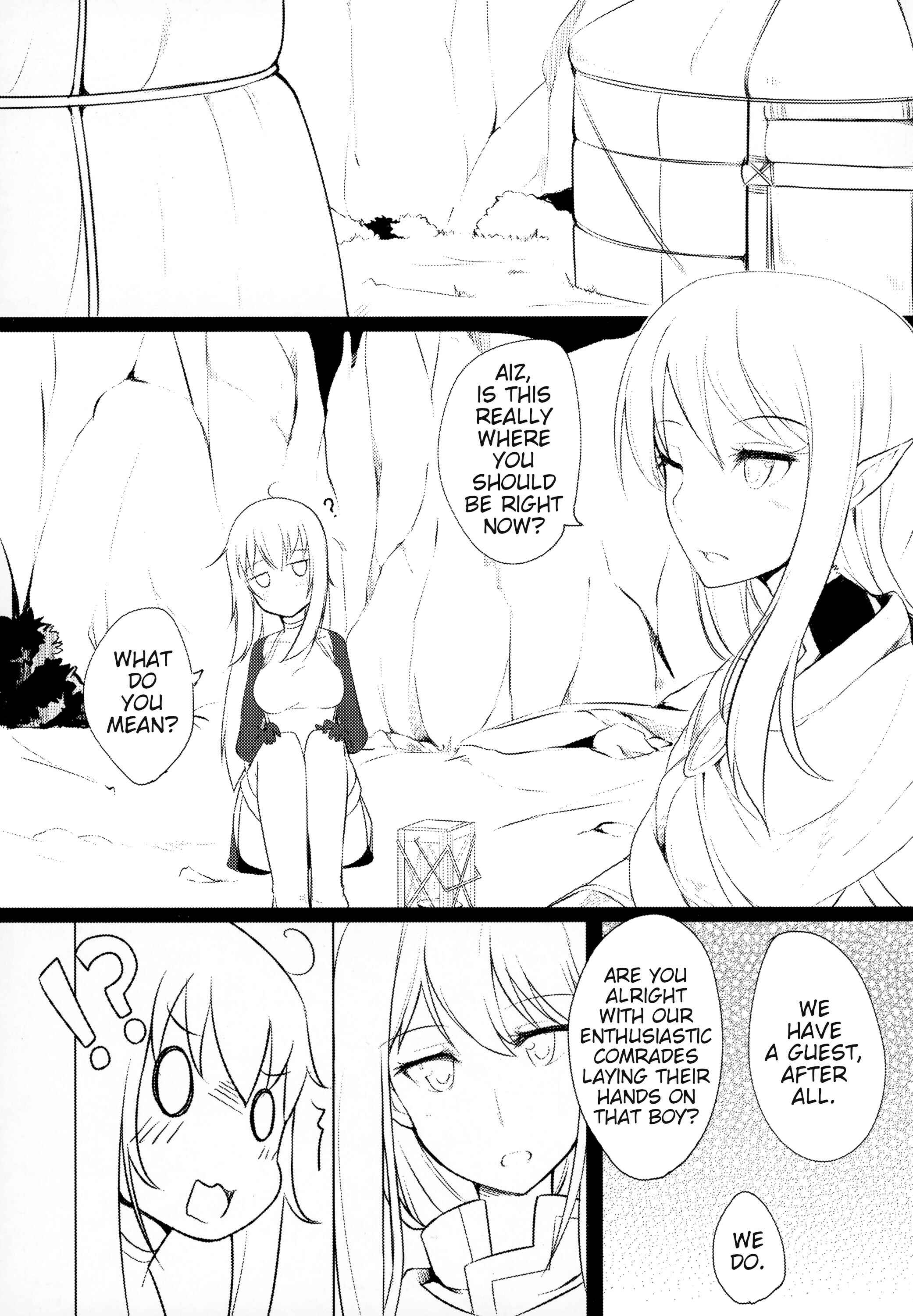 Page 7 Chapter Unknown_6989 Dungeon ni Deai o Motomeru no wa Machigatteiru Darou ka - Doukeshi-tachi no Seitankyoku (Doujinshi)
