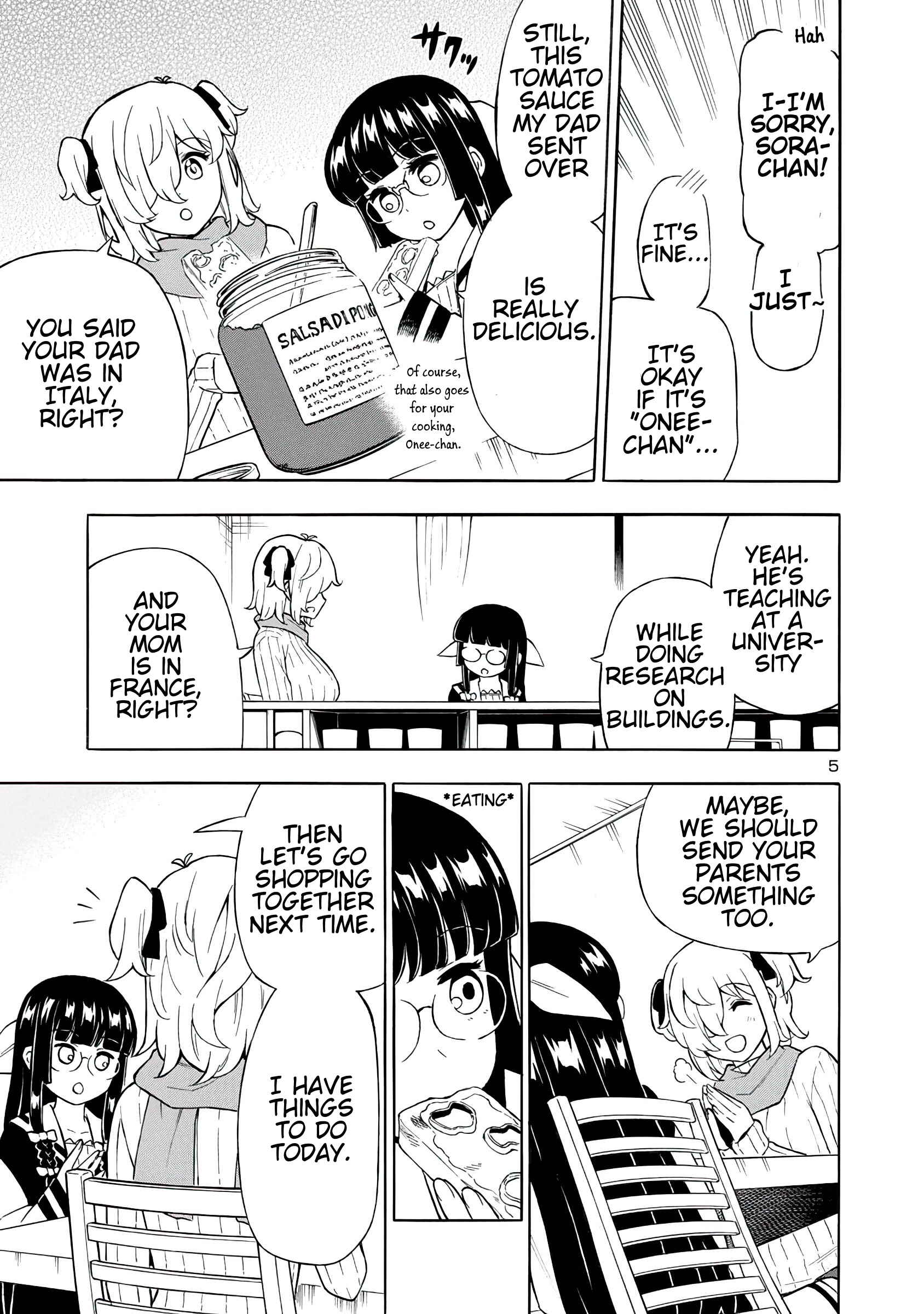 Page 5 Chapter 10.1 Bakeneko Hazuki no Shimai Jijou