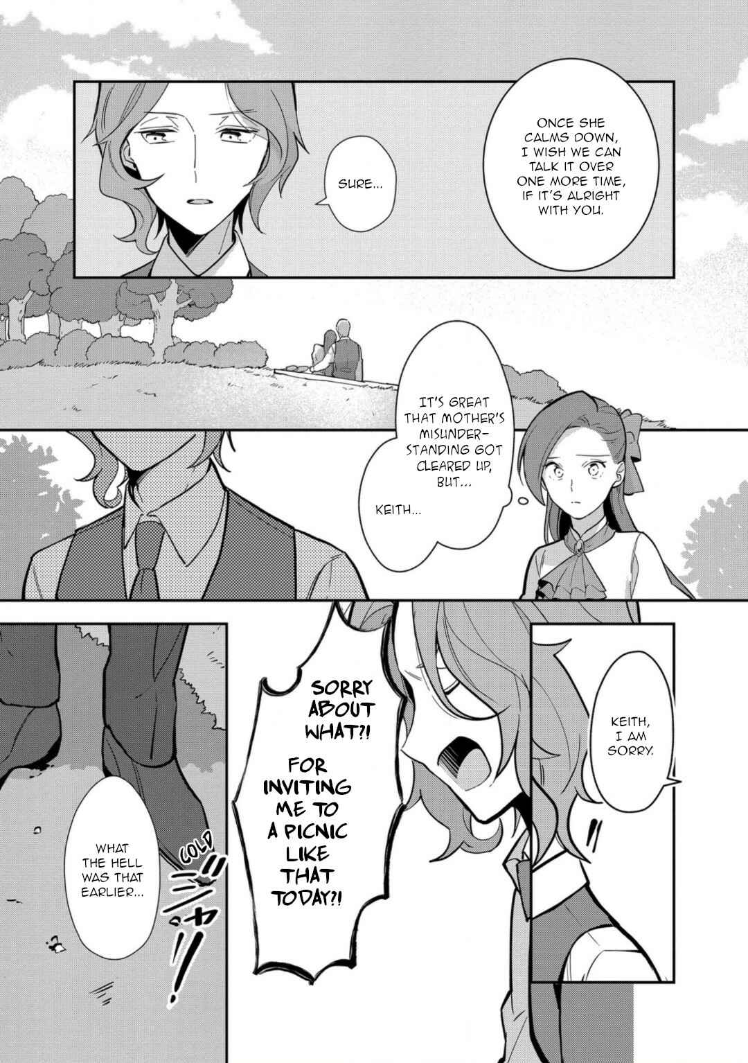 Page 13 Chapter 10 Otome Game no Hametsu Flag shika nai Akuyaku Reijou ni Tensei shite shimatta... Zettai Zetsumei! Hametsu Sunzen Hen