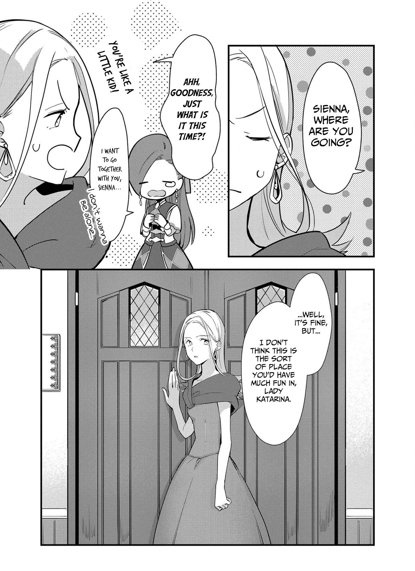 Page 15 Chapter 3 Otome Game no Hametsu Flag shika nai Akuyaku Reijou ni Tensei shite shimatta... Zettai Zetsumei! Hametsu Sunzen Hen