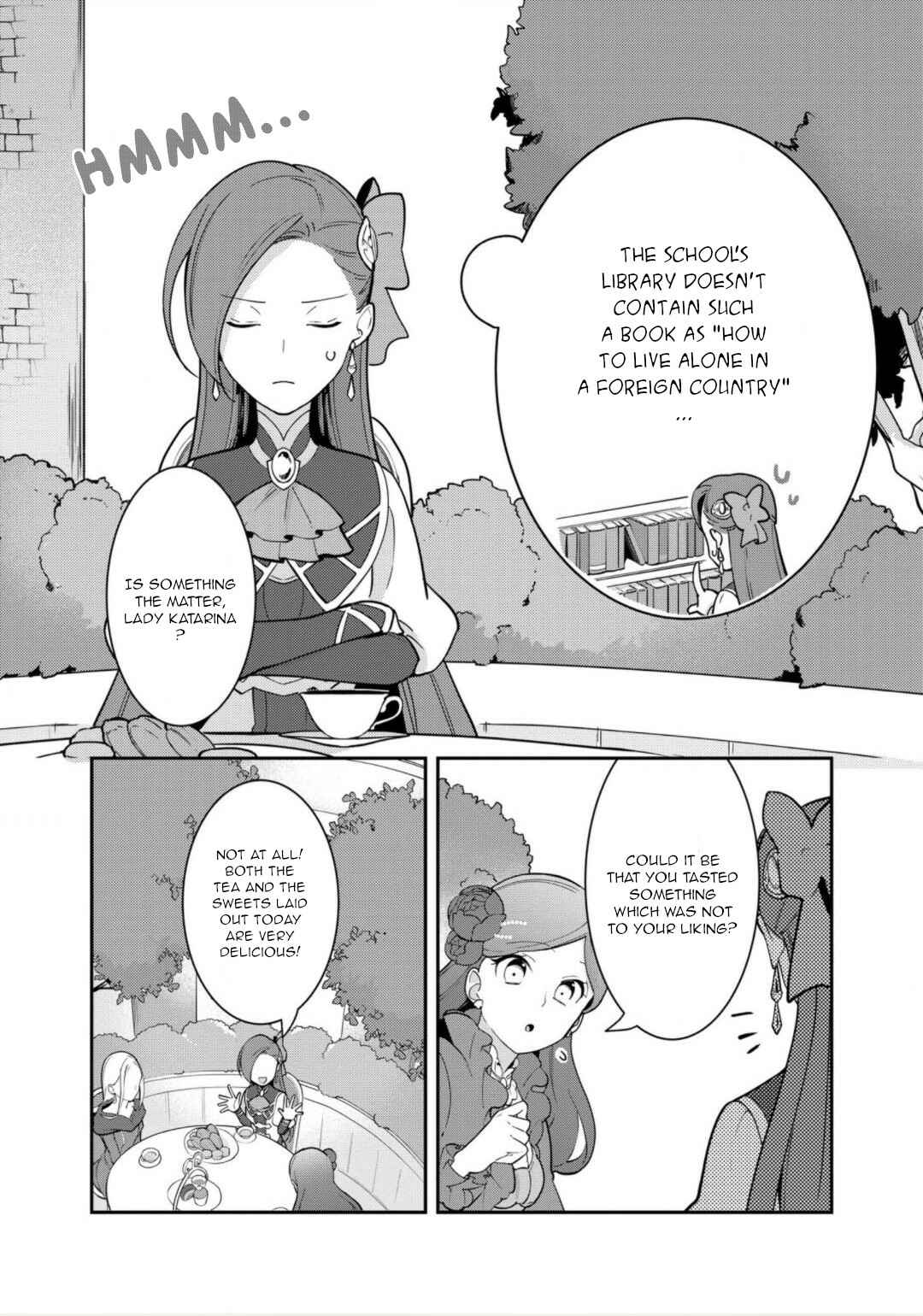 Page 8 Chapter 15 Otome Game no Hametsu Flag shika nai Akuyaku Reijou ni Tensei shite shimatta... Zettai Zetsumei! Hametsu Sunzen Hen