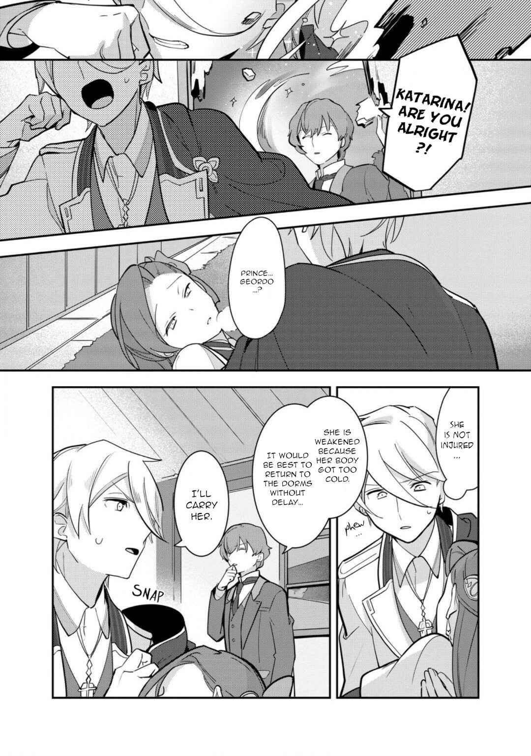 Page 17 Chapter 18 Otome Game no Hametsu Flag shika nai Akuyaku Reijou ni Tensei shite shimatta... Zettai Zetsumei! Hametsu Sunzen Hen