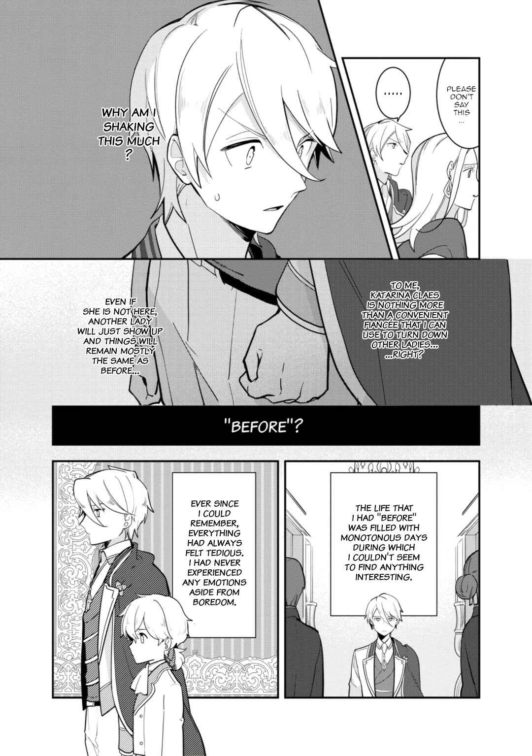 Page 4 Chapter 19 Otome Game no Hametsu Flag shika nai Akuyaku Reijou ni Tensei shite shimatta... Zettai Zetsumei! Hametsu Sunzen Hen