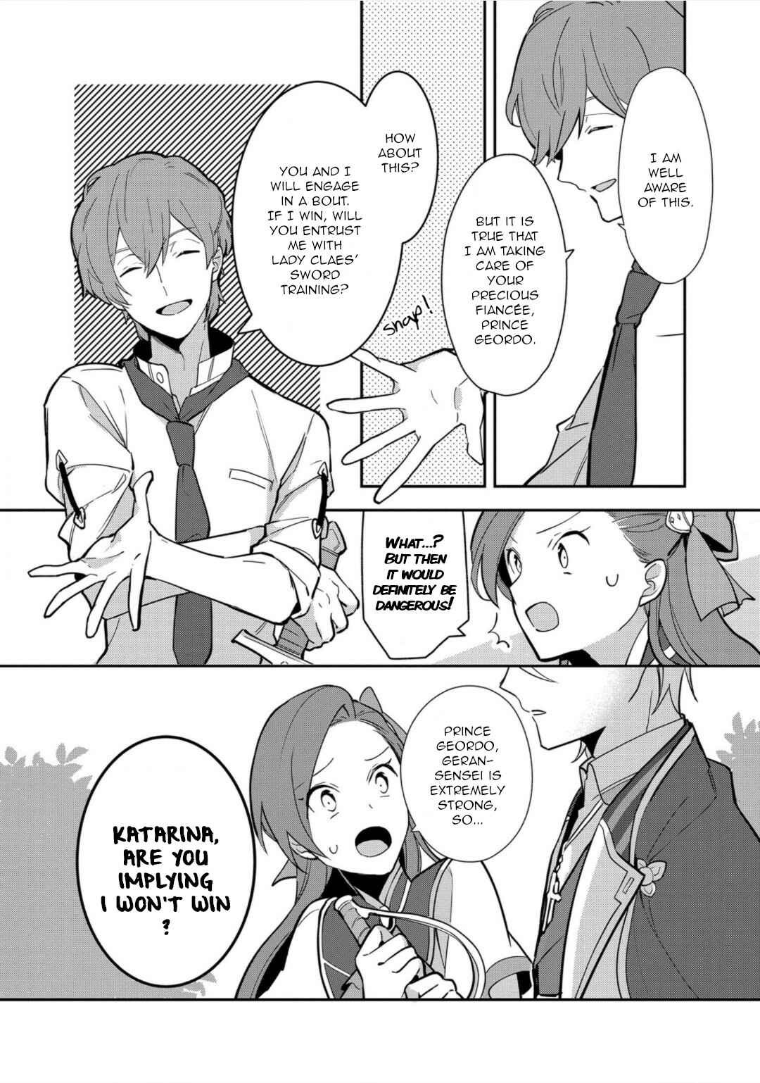 Page 8 Chapter 11 Otome Game no Hametsu Flag shika nai Akuyaku Reijou ni Tensei shite shimatta... Zettai Zetsumei! Hametsu Sunzen Hen