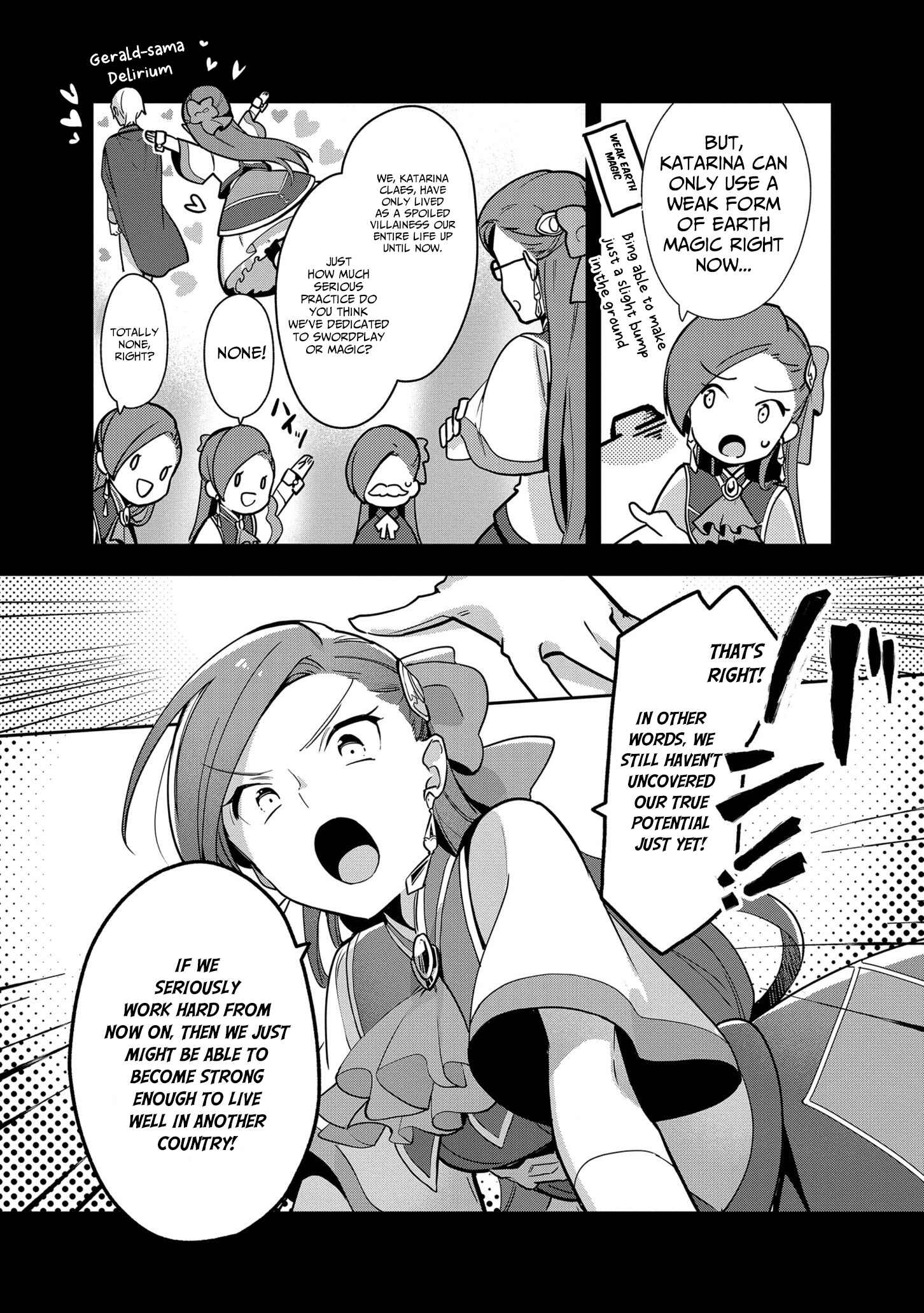 Page 7 Chapter 4 Otome Game no Hametsu Flag shika nai Akuyaku Reijou ni Tensei shite shimatta... Zettai Zetsumei! Hametsu Sunzen Hen