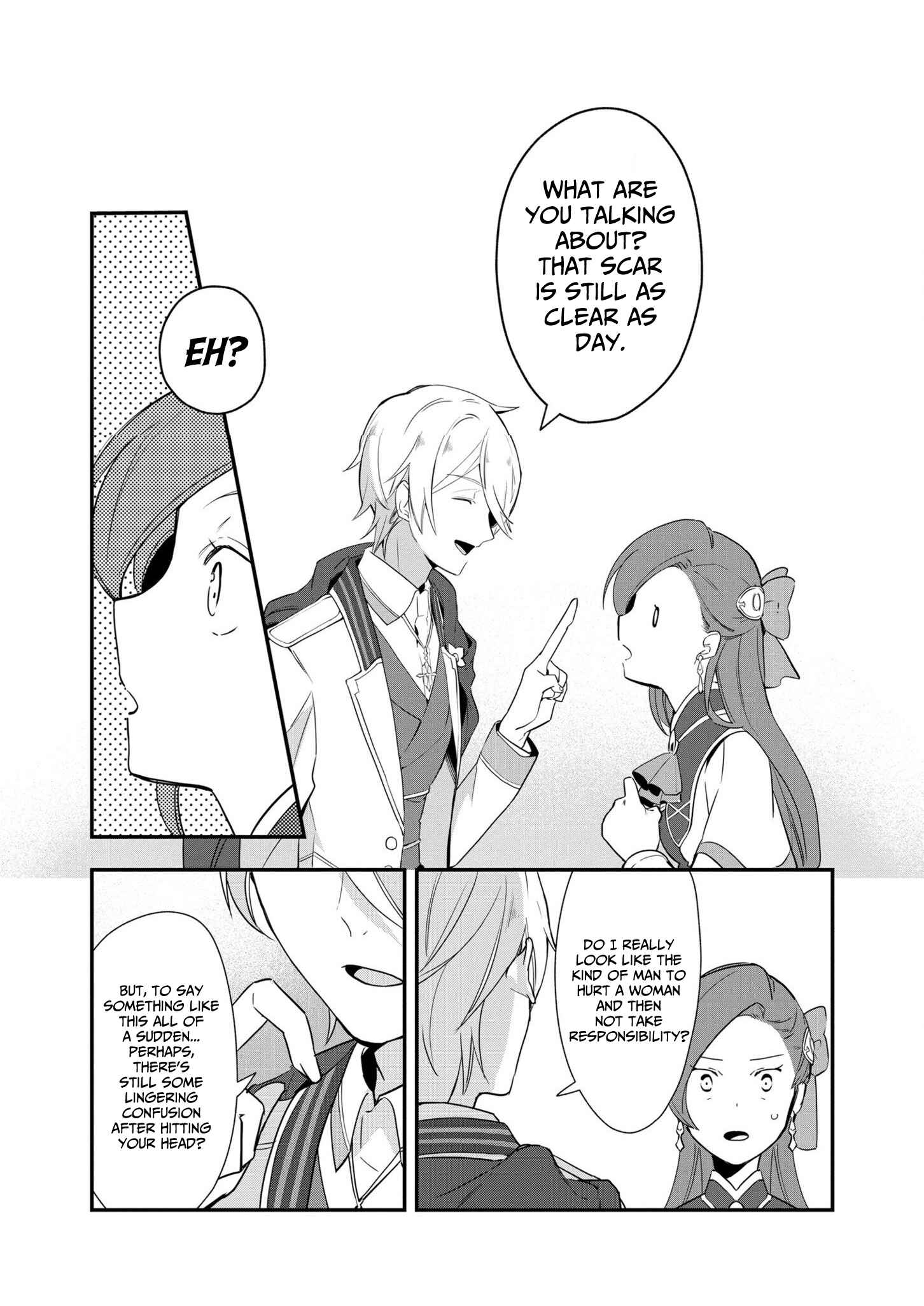 Page 10 Chapter 2 Otome Game no Hametsu Flag shika nai Akuyaku Reijou ni Tensei shite shimatta... Zettai Zetsumei! Hametsu Sunzen Hen