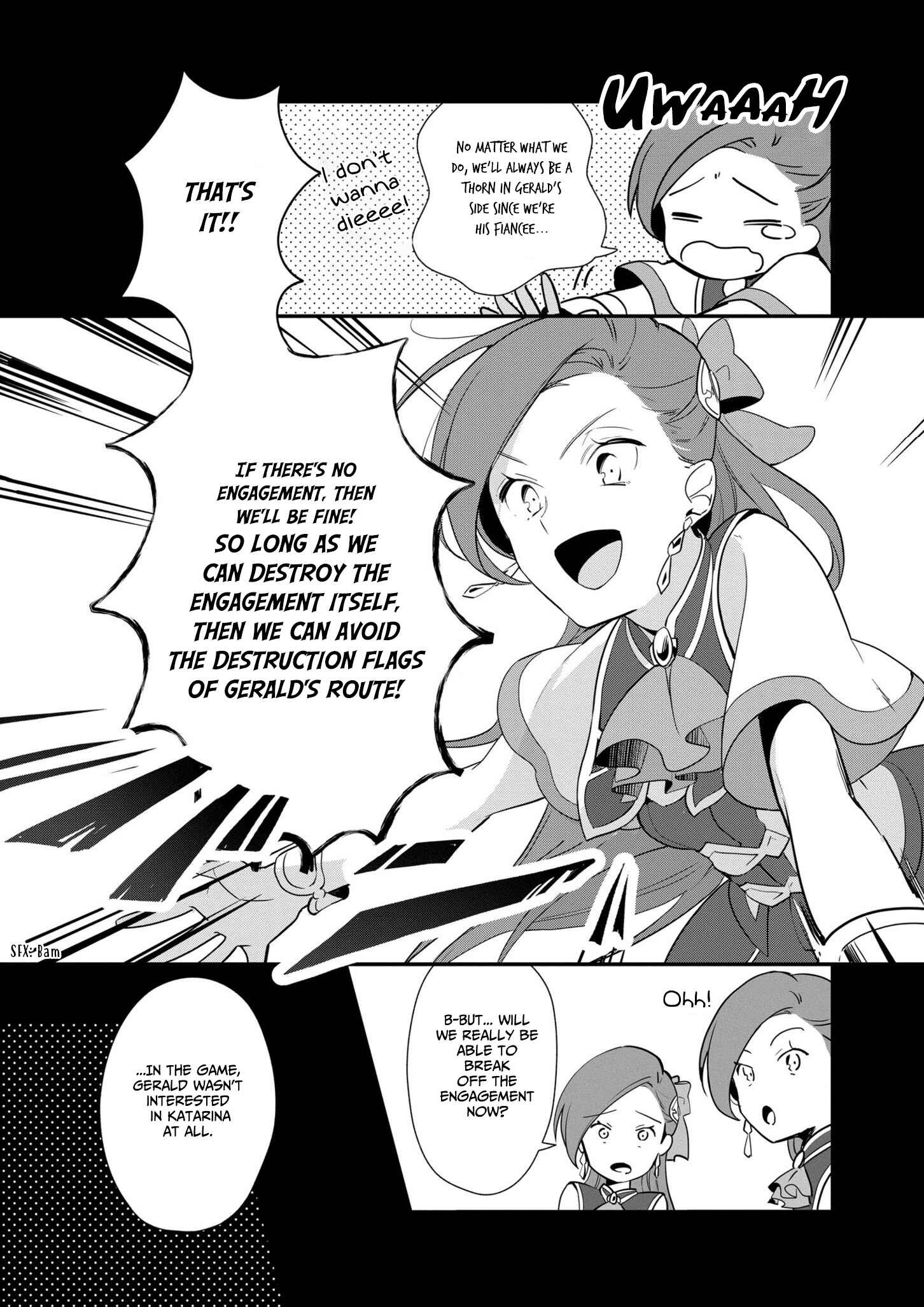 Page 5 Chapter 2 Otome Game no Hametsu Flag shika nai Akuyaku Reijou ni Tensei shite shimatta... Zettai Zetsumei! Hametsu Sunzen Hen