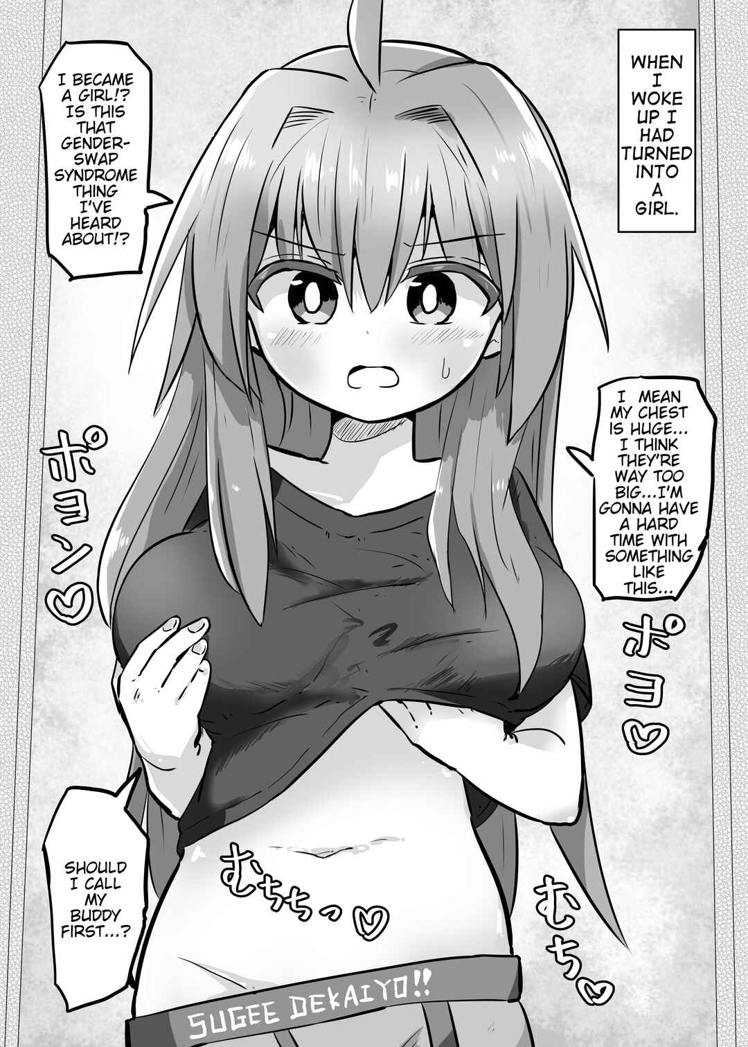 Page 1 Chapter 1 TS Shita Kedo Mune ga Deka Sugiru