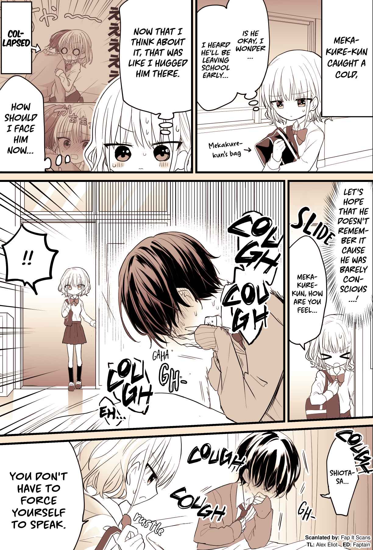 Page 1 Chapter 5 A Manga about being interested in a Mekakure Guy