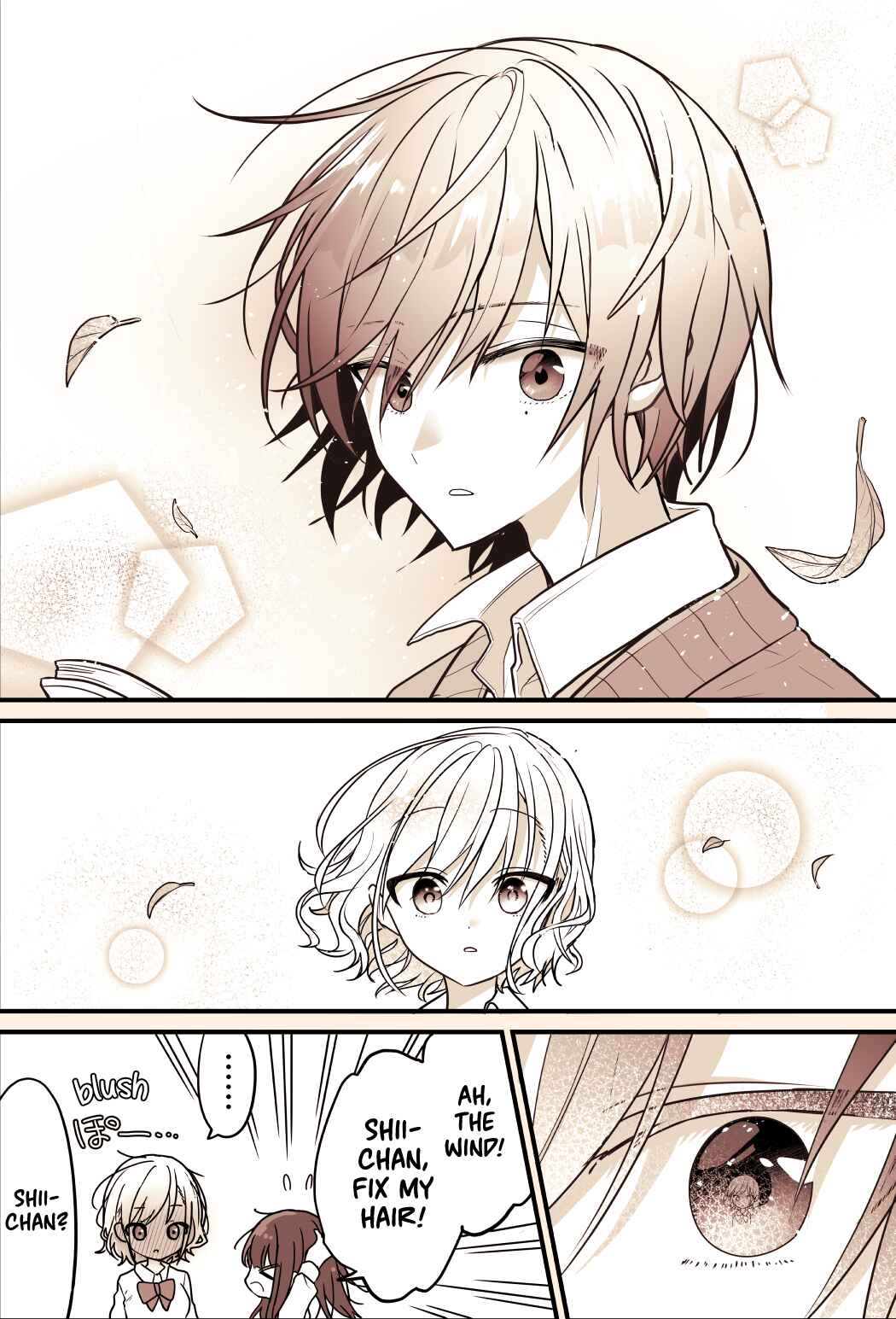 Page 3 Chapter 1 A Manga about being interested in a Mekakure Guy