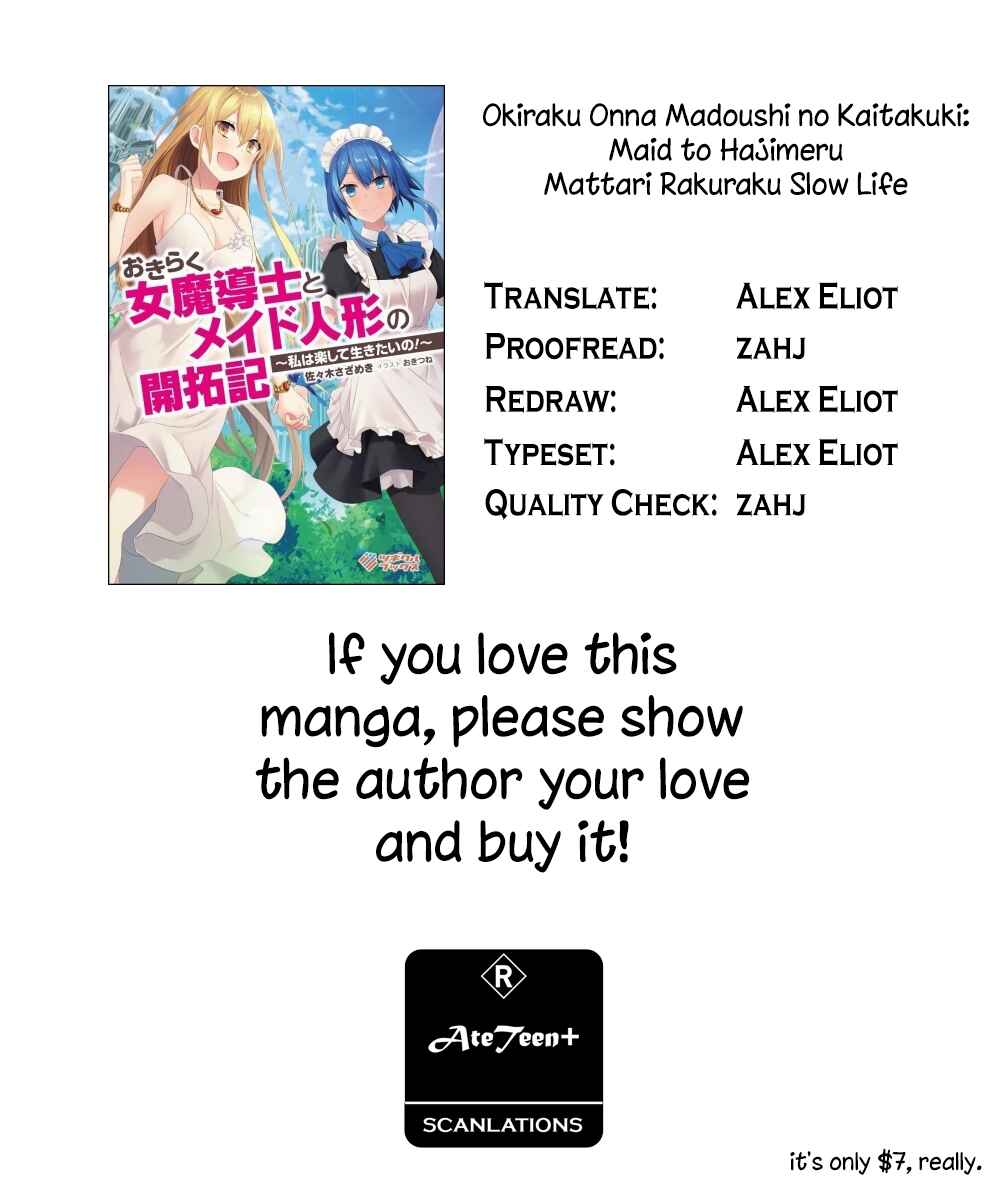 Page 34 Chapter 2 Okiraku Onna Madoushi no Kaitakuki - Maid to Hajimeru Mattari Rakuraku Slow Life