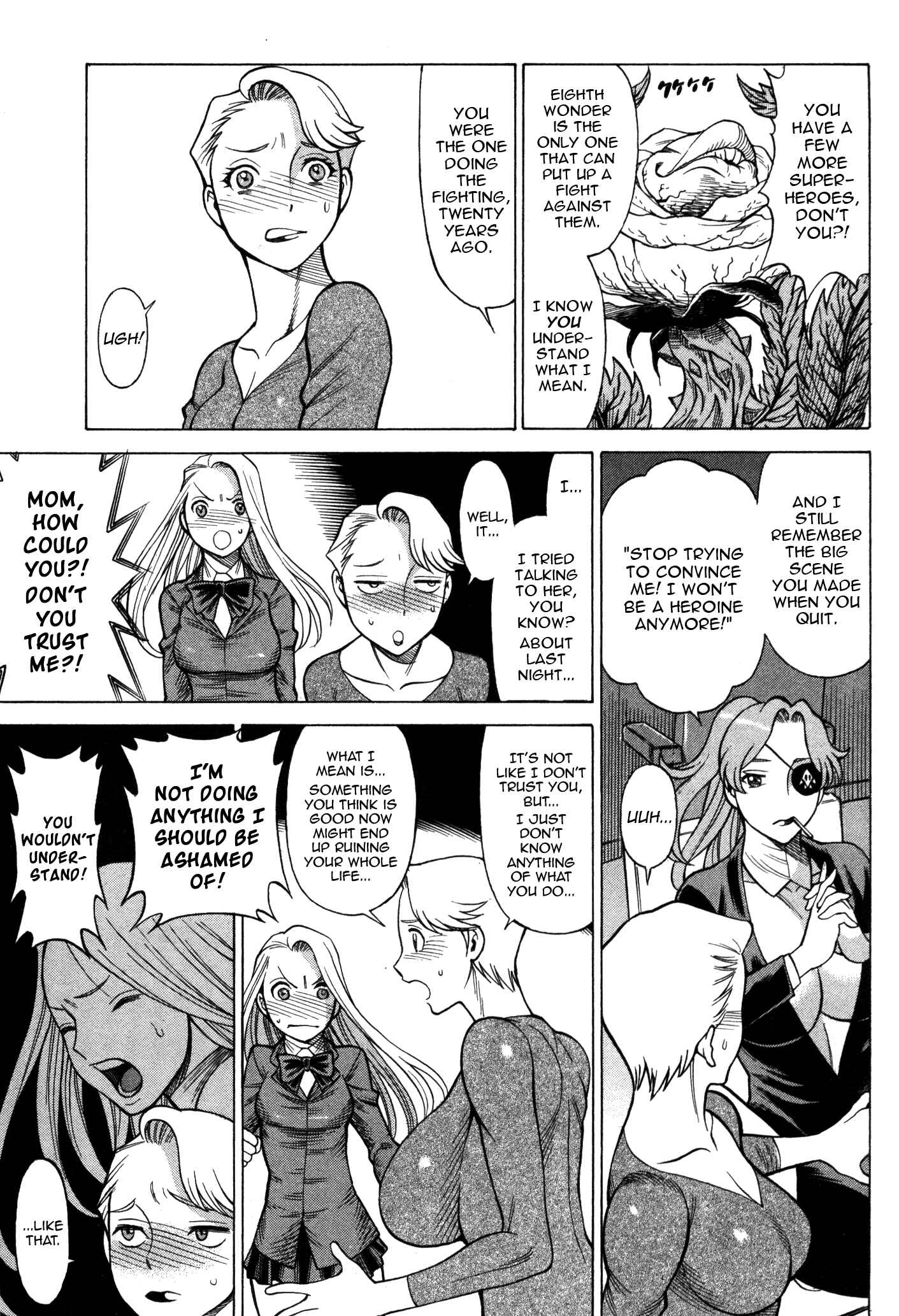 Page 4 Chapter 2 Uchi no Musume ni Te o Dasu na! - Oyako Heroine Funtousu