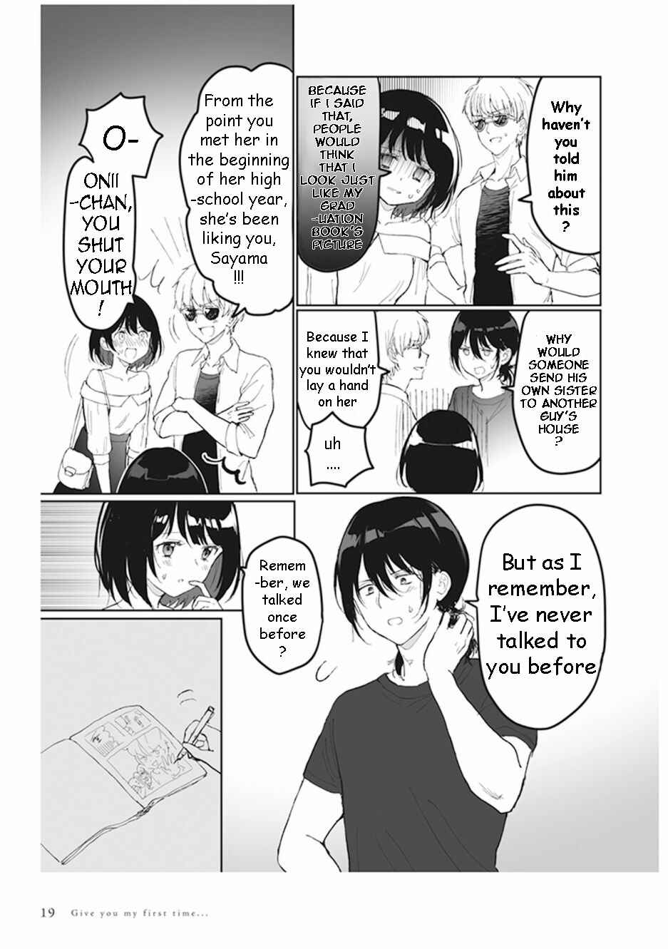 Page 6 Chapter 1.3 Watashi no Hajimete, Kimi ni Agemasu