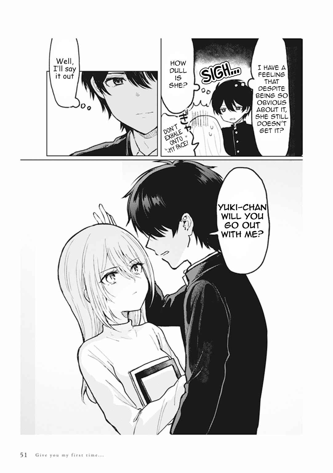 Page 4 Chapter 2.3 Watashi no Hajimete, Kimi ni Agemasu