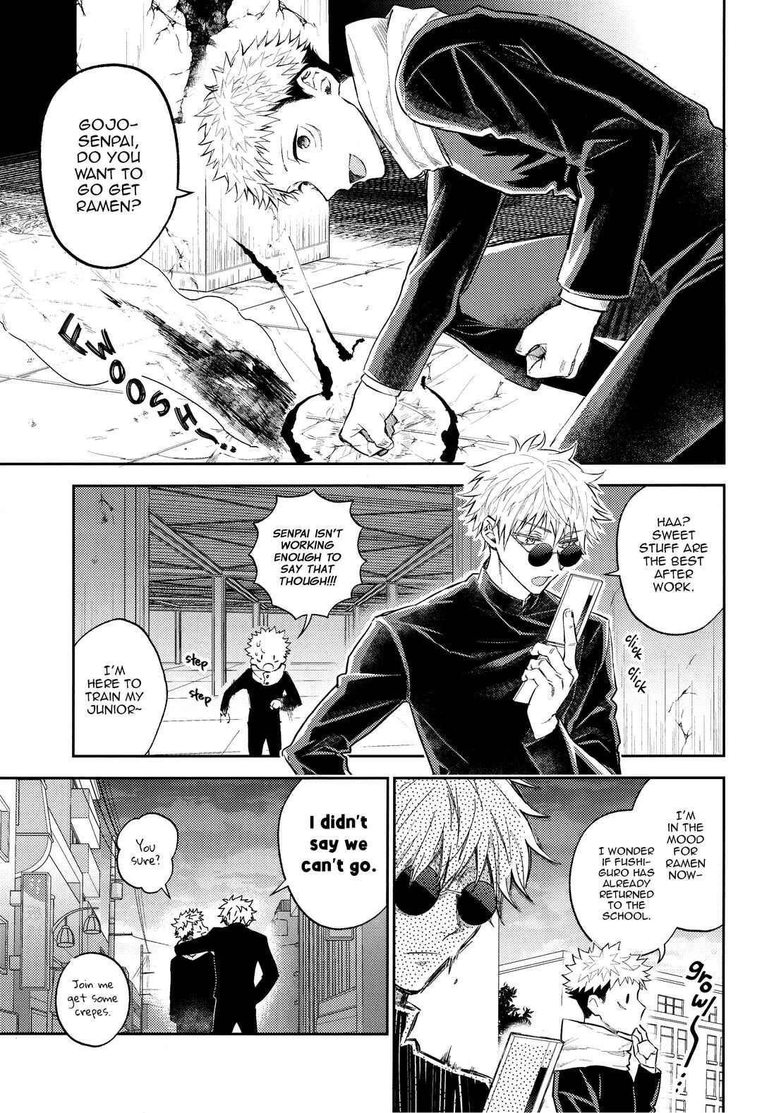 Page 2 Chapter Unknown_7ffe Jujutsu Kaisen - Hanataba ni Naru Made Matte (Doujinshi)