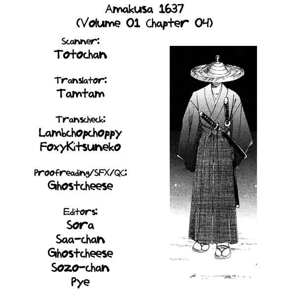 Page 1 Chapter 4 Amakusa 1637