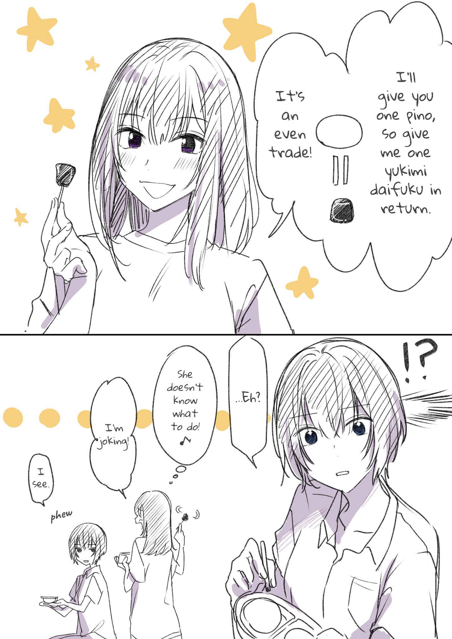Page 1 Chapter 9.1 Kaketa Tsuki to Doughnut