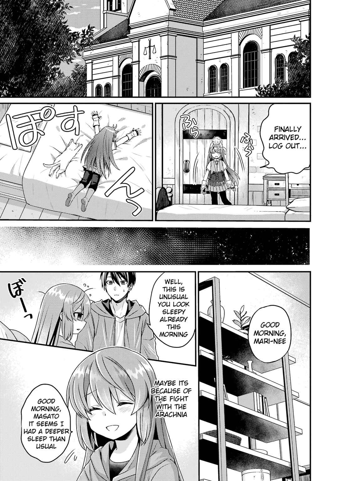 Page 35 Chapter 5 Game Shoshinsha no Mari-nee ga Iku VRMMO Nonbiri? Taikenki: Mebius World Online