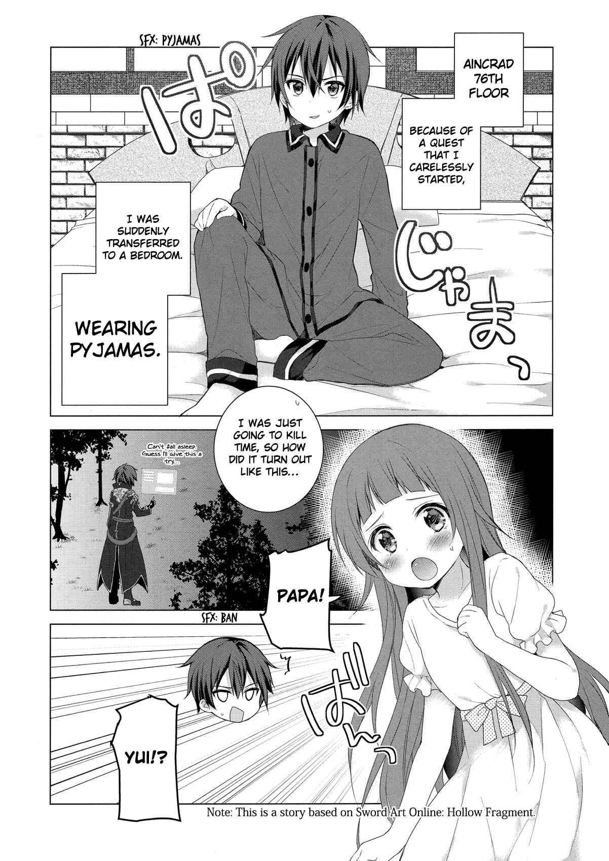 Page 2 Chapter 1 Sword Art Online - Aincrad Night of Kirito