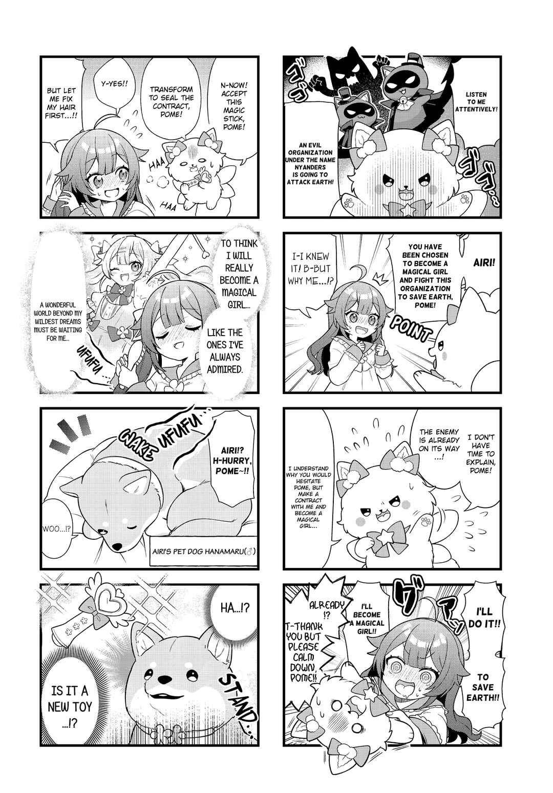 Page 4 Chapter 1 Mahou Shiba Inu★Hanamaru