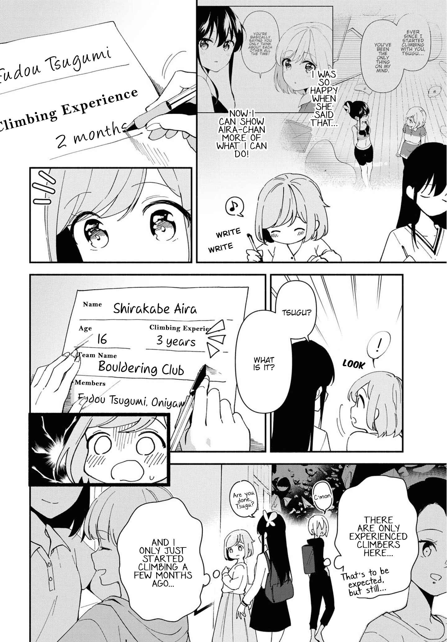 Page 4 Chapter 8 Pocha Climb!