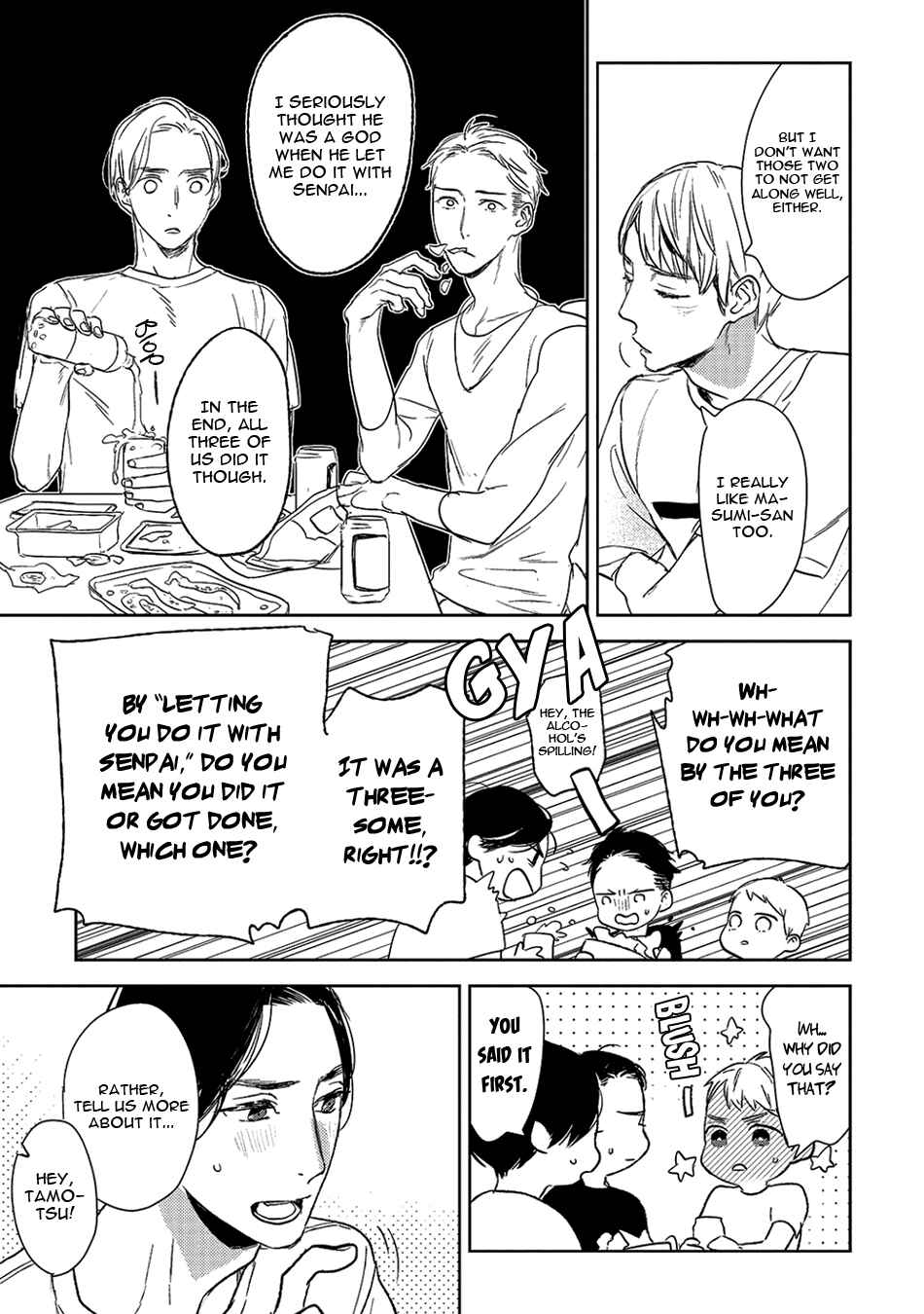 Page 7 Chapter 2 Kareshi to Ore to Ore no Kouhai
