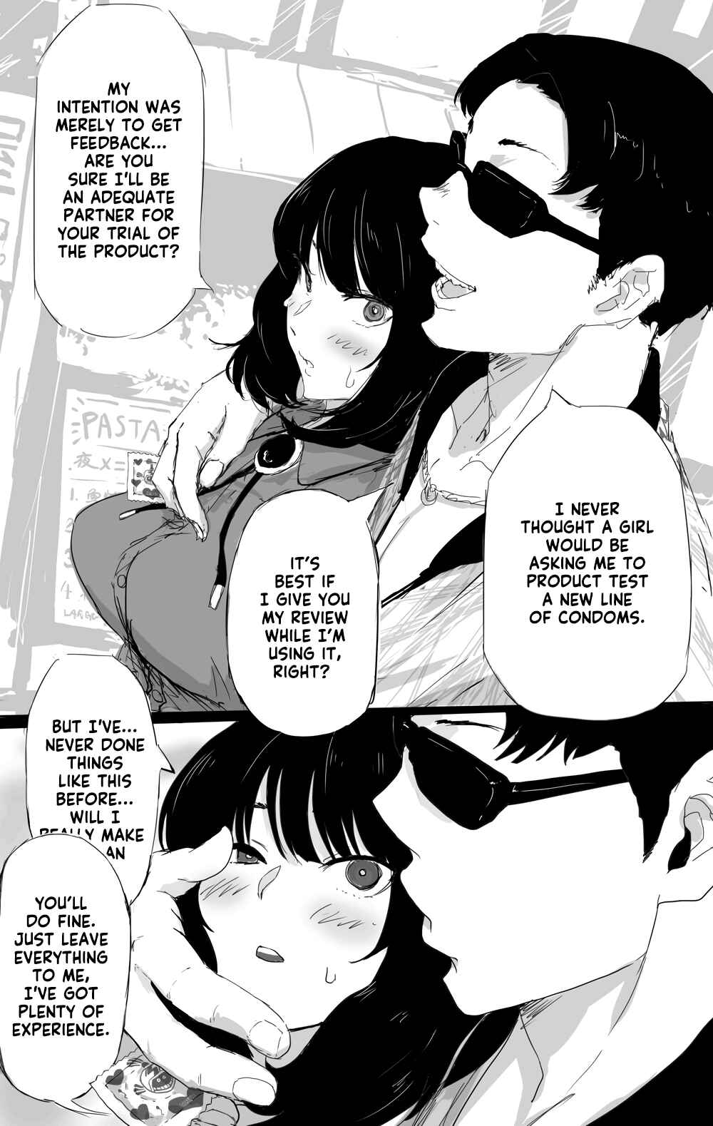 Page 1 Chapter 1 Asoko de Hataraku Musubu-san - Kondomusubu (Doujinshi)