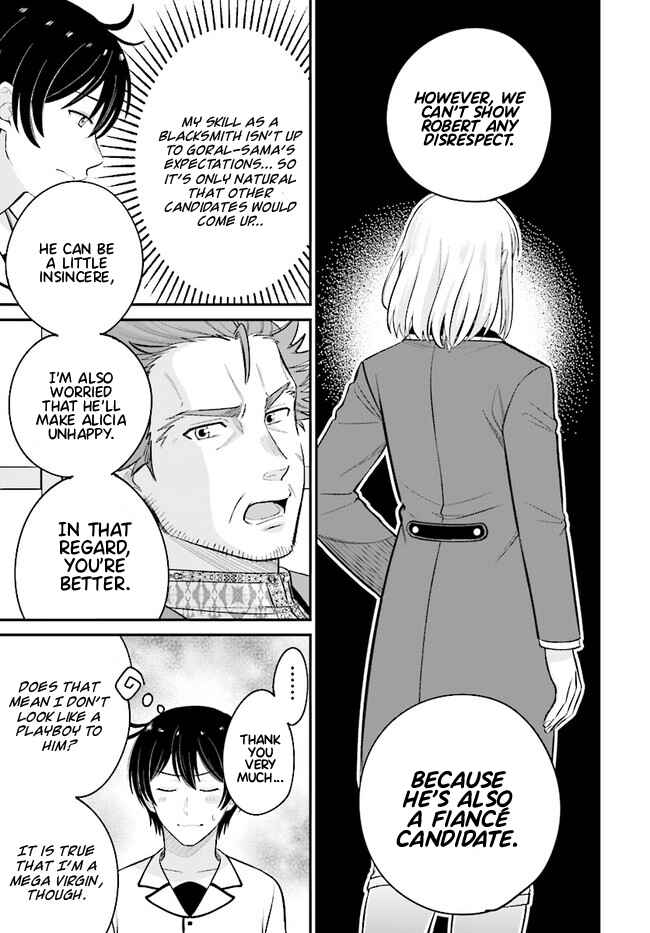 Page 9 Chapter 8.1 Kyuutei Kajishi no Shiawase na Nichijou: Black na Shokuba wo Tsuihou Saretaga, Ringoku de Koushaku Reijou ni Dekiaisarenagara White na Seikatsu Okurimasu